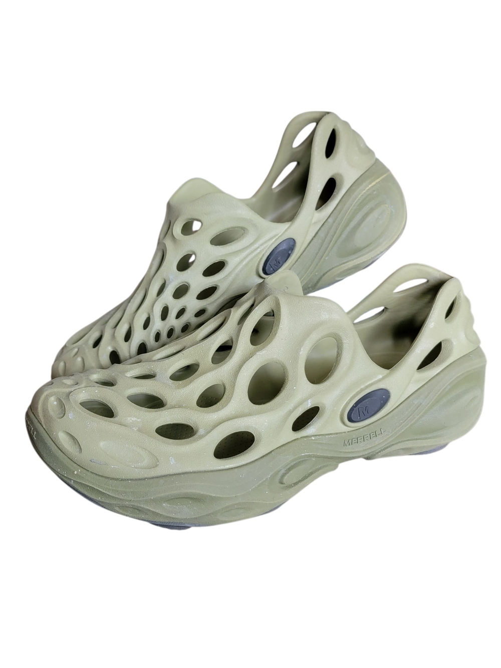 Keen Lightweight Perforated Slip-On Clogs in Sage